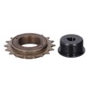 Left Drive Freewheel Adapter Carbon Steel 18T Freewheel for MY1016Z