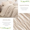 Lady Ann Queen Comforter Set - Wheat Ruched Boho Bedding