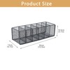 Qinpufu Spice Organizer for Cabinet, 6 Grid Metal Spice Rack,