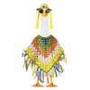 Goose Outfits 3Pcs/Set Straw Hat Sunglasses Bandana Scarf for 23"/