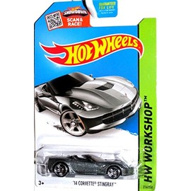 Hot Wheels 2015 HW Workshop '14 Corvette Stingray 216/250, Silver