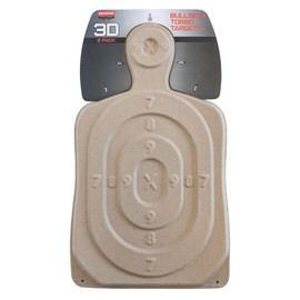 Birchwood Casey 3D Bullseye Torso 31 1/4" x 21 1/4" Targets | Lightweight Face and Torso Shooting Training Targets with Mounting Tab | Pack of 3