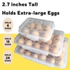 Egg Box for 15 Eggs, Egg Container, Egg Storage Fridge,
