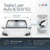 Zuquik Parasole per Auto a Ombrello 145 x 85cm con