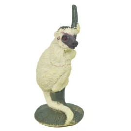 RI NOVELTY Lemur, Silky Sifaka Plastic Animal Toy Realistic Figure Model Painted F1776 B129