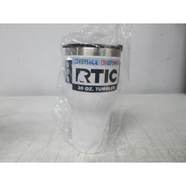 Rtic NEW RTIC 30oz Stainless Steel Tumbler White Double Wall Insulation B9S2
