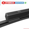 HYBROX Rear Windscreen Wipers Compatible with VW - T-ROC (2022