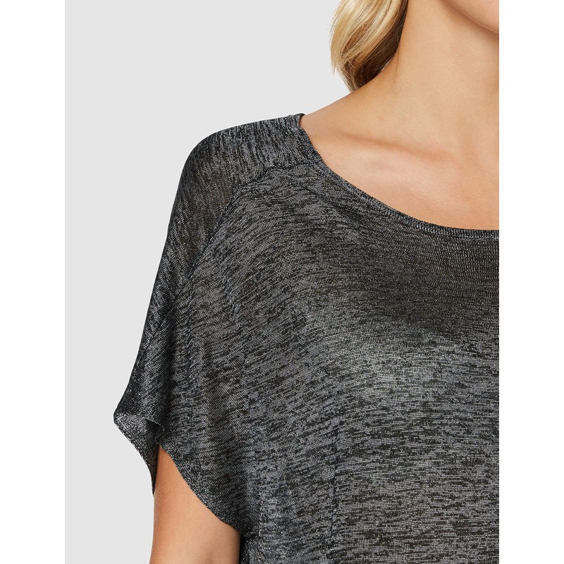 Sisley Women's Sweater H/s, Grey Melange 89r, S