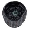 BOTVELA Men's 8 Panel Wool Blend Newsboy Flat Cap Herringbone