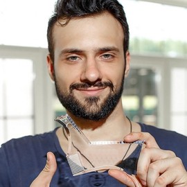 Beard trimming styler guide comb cutting tool transparent 5ea