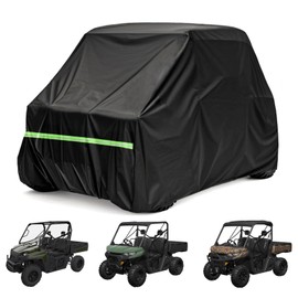 UTV Cover 2-3 Seater, BystralX Waterproof Heavy Duty 600D Side by Side Cover Compatible with Polaris RZR Ranger Can-Am Defender Teryx Pioneer All Weather Protection 126" x 70" x 75"