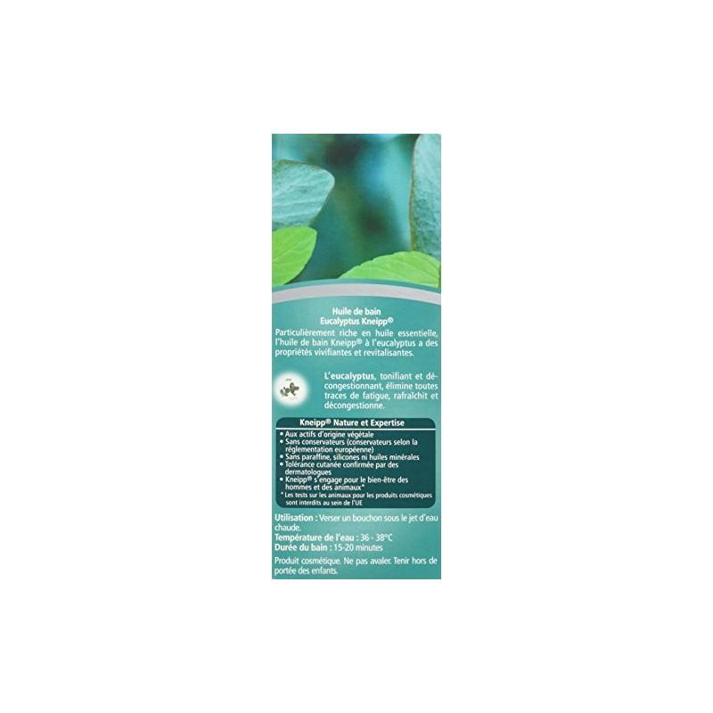 Kneipp Bath Oil Eucalyptus 100ml