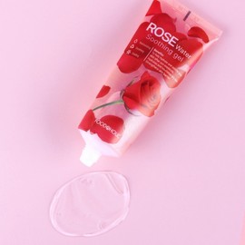 (10ea) Foodaholic Rose Water Soothing Gel 100ml / Tube Portable Gentle Moisture-Recharging Soothing Gel / (10개)푸드어홀릭 로즈 워터 수딩젤 100ml 튜브 휴대용 순한 수분충전 수딩겔