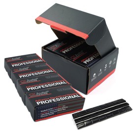 CKAuto 4 Boxes, 960 Pcs, 0.25oz, Black, Adhesive Stick on Wheel Weights, EasyPeel Tape Automobiles, Trucks, SUVs & Motorcycles, Low Profile, 60oz/box, U.S. OEM Quality, Valued Pack Perfect For Garages
