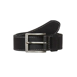 Wrangler Men's Stitched Belt, Black, 105 cm UK