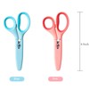 Small Blunt Tip Scissors with Cover Cap, Curved Craft Scissors