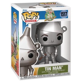 POP Movies: The Wizard of Oz 85th Anniversary - Tin Man Funko Vinyl Figure (Bundled with Compatible Box Protector Case), Multicolor, 3.75 inches