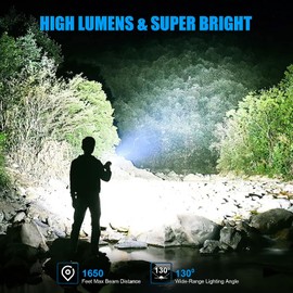 Banral Magnetic Flashlight Rechargeable, High Lumens Super Bright Small LED Pocket Flashlights with COB Side Light, Type C, Zoomable, 7 Modes, IPX7 Waterproof Best Tactical Flash Light for Camping