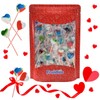 Fruidles Valentines Mini Heart Lollipop, 5 Gram Colored Heart Shaped