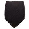 Chic Designer Tie Black Plain Tie Tie Tie, black