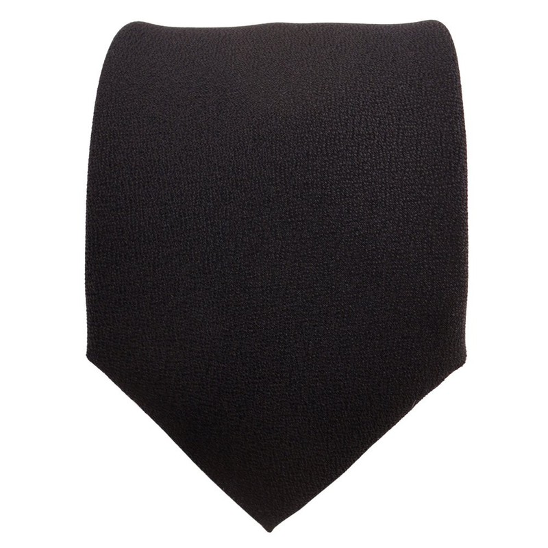Chic Designer Tie Black Plain Tie Tie Tie, black