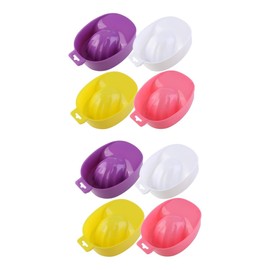 MERRYHAPY 2sets Professional Nail Care Bowl Set Manicure Soak Bowl Remover for Home or Salon 2pcs*2 Random Color