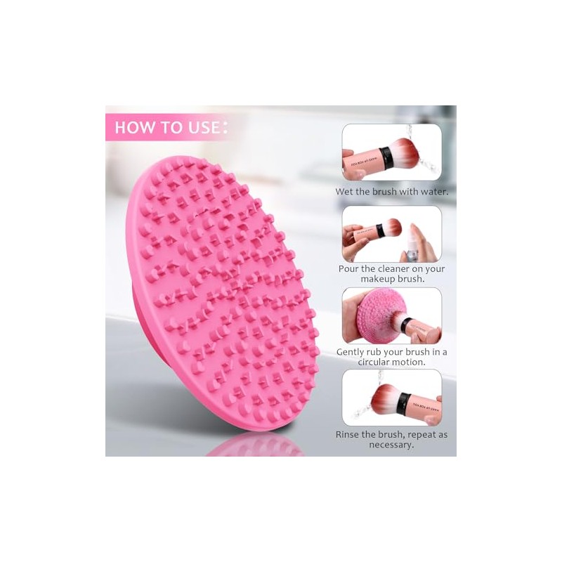 Norate Limpiador de brochas de maquillaje