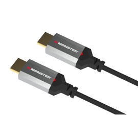 Monster Essentials HDMI Cable 1.8 m, Ultra HD 4K HDMI Cable with Ethernet, Super Speed 22.5 Gbps Transfer Rate, HDR Video Cable, ARC Cable, Corrosion Resistant 24K Gold Contacts