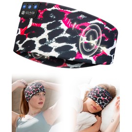 LOVE EYE Sleep Headphones Headband, Adjustable Sport and Sleeping Headphones with Bluetooth & HD Hi Fi Speakers, Snoozeband for Side Sleeper, Travel, Meditation, Yoga, Audio books, Insomnia