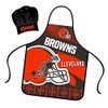Mojo Licensing Cleveland Browns Apron Chef Hat Set Full Color