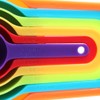 CENPEK 6Pcs Rainbow Measuring Spoon Set,Stackable Combination Measuring Cup Tools,