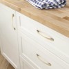FURNIWARE Pack of 10 Cabinet Pulls, Zinc Alloy Drawer Pulls,