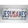 DIGIART INTERNATIONAL JESUS SAVES USA AMERICAN FLAG CHRISTIAN RELIGIOUS METAL