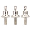 3PCS Rectifier Diode Spiral 25A Iron High Hardness Spiral Rectifier