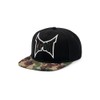 Tapout Cherokee Cap, Black/Camo Woodland