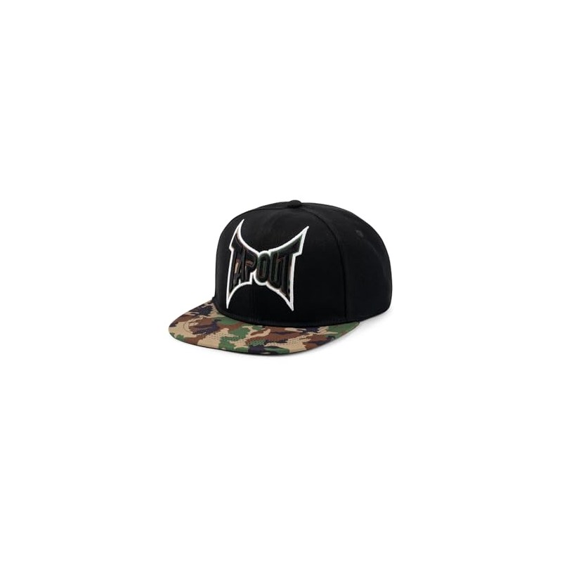 Tapout Cherokee Cap, Black/Camo Woodland