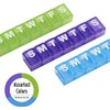Apothecary 67004 Pastillero Semanal Pequeño, Tipo Rectangular, Surtido