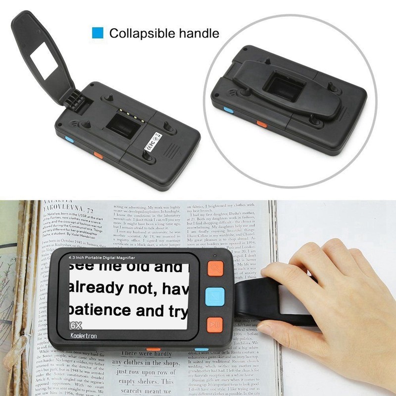 5 Inch LCD Low Vision Digital Magnifier Electronic Reading Aid