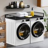 sugitek Washer Dryer Countertop, 27.5" Depth x 54" Width Carbon