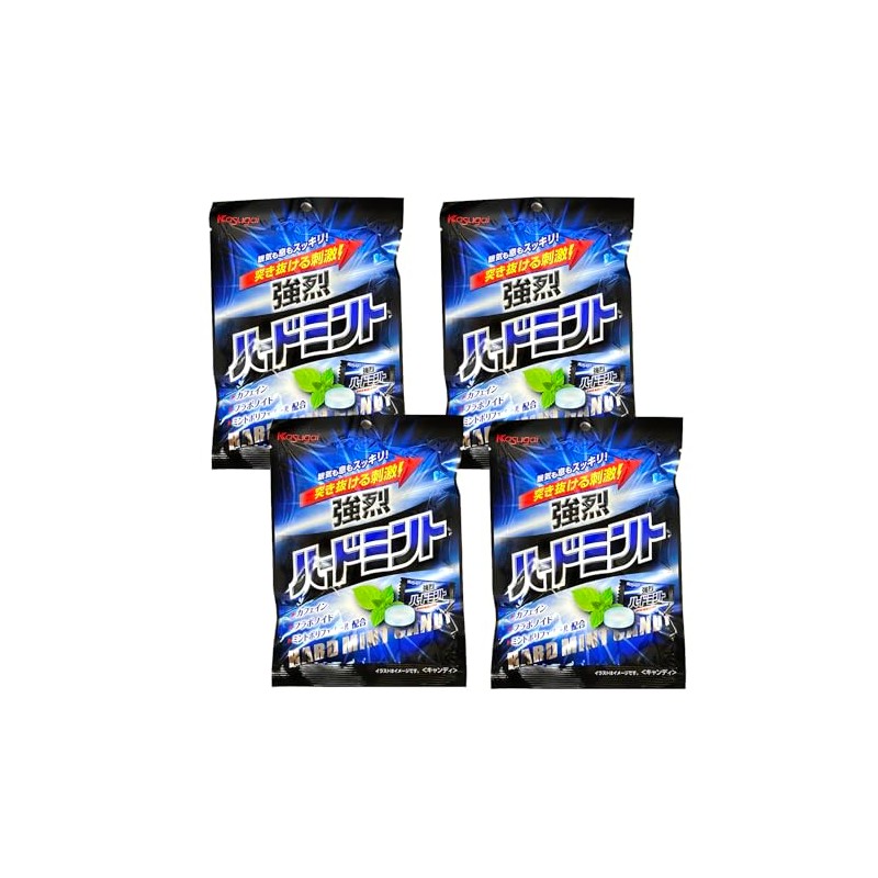 Kasugai Seika Hard Mint, 3.3 oz (85 g) x 4