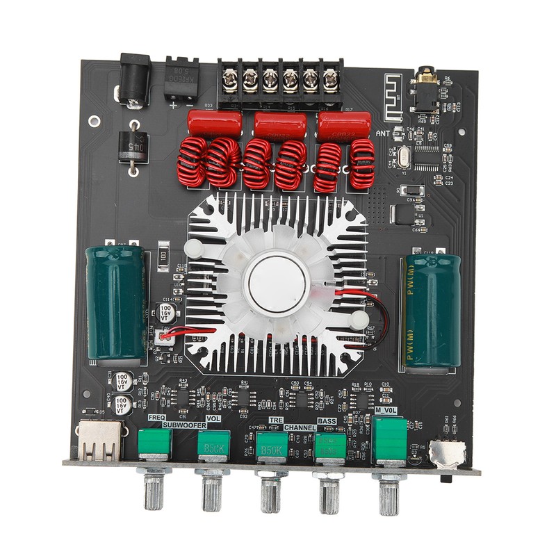 HT21 Bluetooth Power Amplifier Board with Subwoofer 2.1 Channel TDA7498E