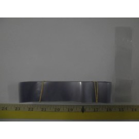 Traco Manufacturing 250 Clear PVC Plastic Heat Shrink Wrap SLEEVE BANDS - 6.1" x 1.4" (lay flat)