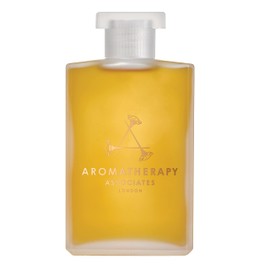 Aromatherapy Associates Deluxe Deep Relax Bath and Shower Oil, 100 ml. Luxury Size with Earthy Vetivert, Soothing Camomile and comforting Sandalwood