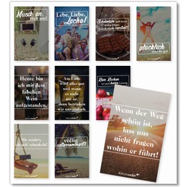 Fridge Magnets Set (Multicoloured - Dark)