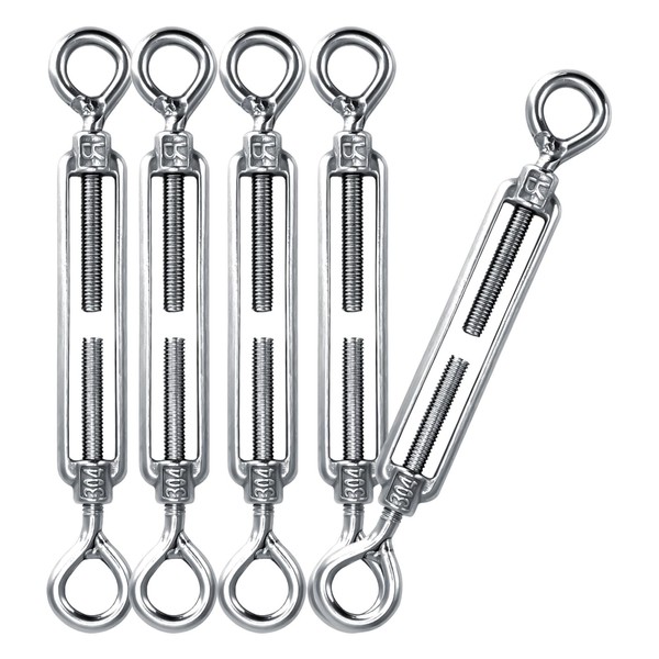 Eye & Eye Turnbuckles Twours 304 Stainless Steel Heavy Duty