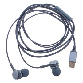 KOMBIUDA Type C Wired Earbuds with Microphone Noise Isolating Ear Headphones for Smartphones Tablets Laptops Comfortable Fit Travel Friendly Design Sound