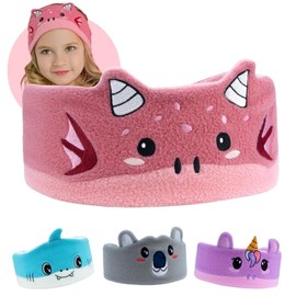 Bandou - Original Toddler & Kids Headphones - Bluetooth Wireless & Wired Headband - Comfortable Fit - Safe Volume Limited - Adjustable for Travel, Learning, and Sleep (Ember The Dragon)