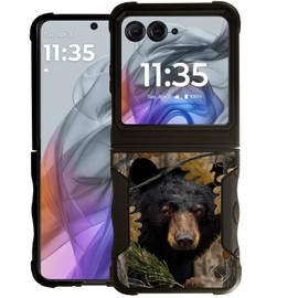 CasesOnDeck For [Moto RAZR (2024 ONLY)][DUAL TACTICAL][Hybr - Bear Tree Camo