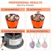 VIYUKI 9LBS Vibratory Tumbler Polishing Machine for Rocks/Metal Parts/Screw