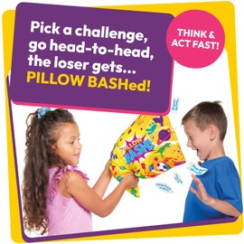 TOMY Pillow Bash - Funny Party Games - 2-10 Player Family Games for Kids and Adults - +6 Year Old Kids Games - Group Fun Kids Toys - Creative Boys Toys and Girls Toys - Birthday Gifts